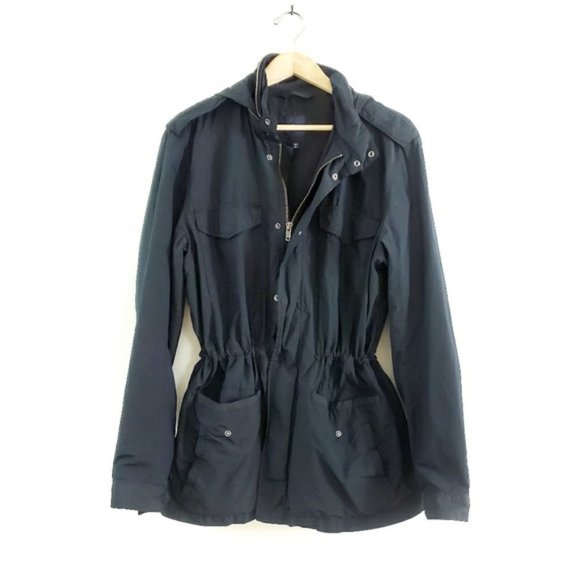 GAP Jackets & Blazers - GAP// Gray All Weather Hooded Utility Jacket